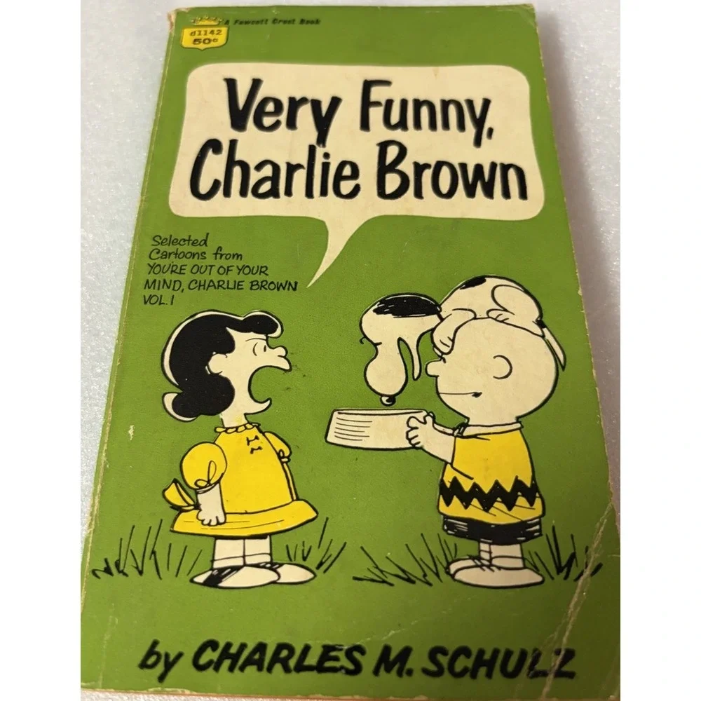 Very Funny Charlie Brown Charles Schulz Peanuts 1968 Fawcett Crest Paperback